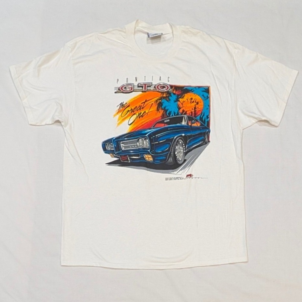 Vintage 1993 Pontiac GTO The Great One Lee Total Cotton T-Shirt XL Made in USA